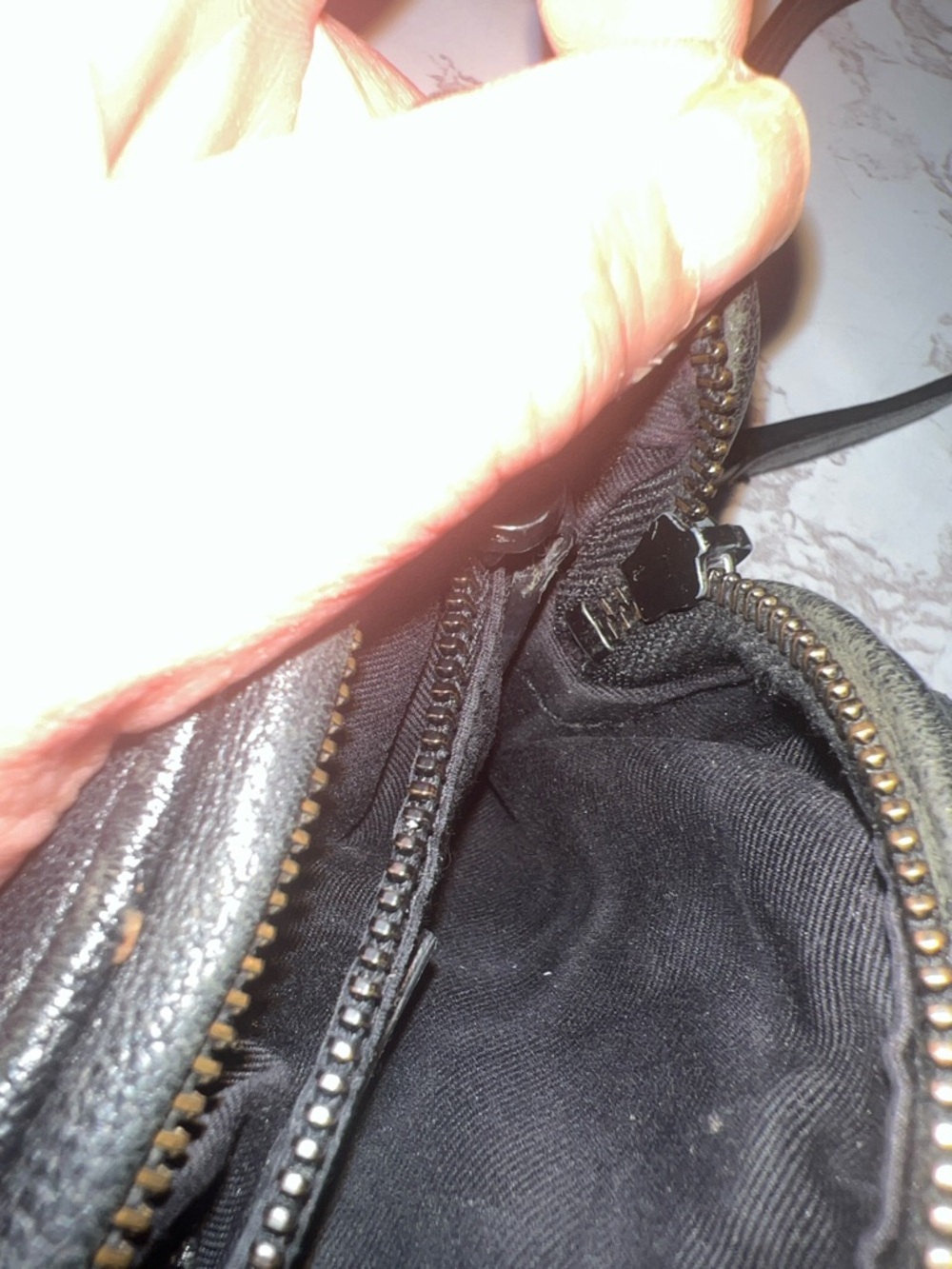 Saint Laurent Black Quilted Leather YSL Mini Crossbody Pouch - Picture 7 of 10